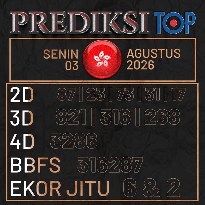prediksi top HONGKONG 3-Aug-2026