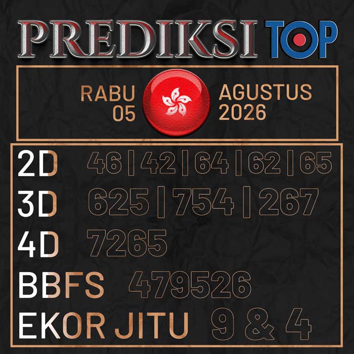 prediksi top HONGKONG 5-Aug-2026