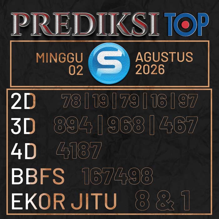 prediksi top SINGAPORE 2-Aug-2026