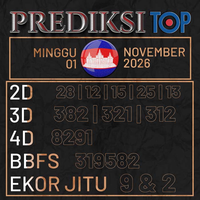 prediksi top CAMBODIA 1-Nov-2026