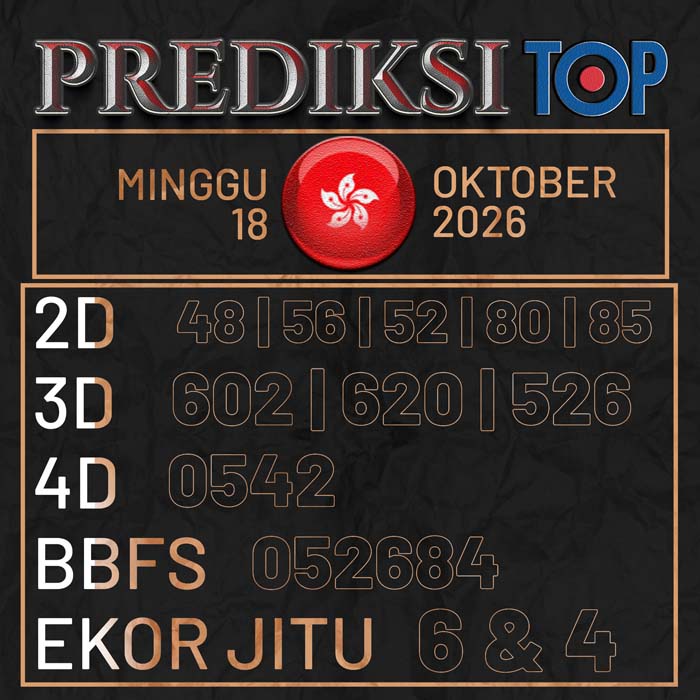 prediksi top HONGKONG 18-Oct-2026