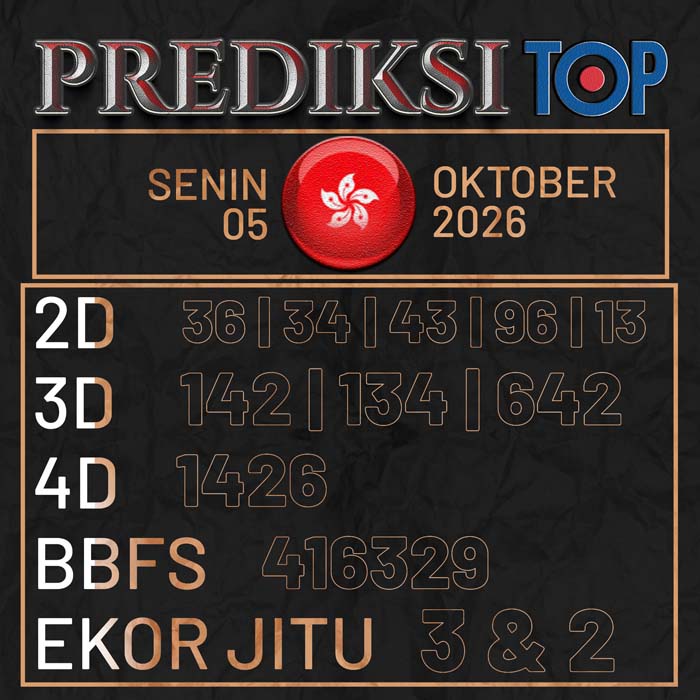 prediksi top HONGKONG 5-Oct-2026