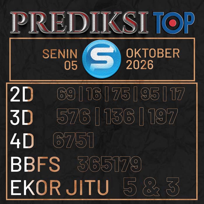 prediksi top SINGAPORE 5-Oct-2026