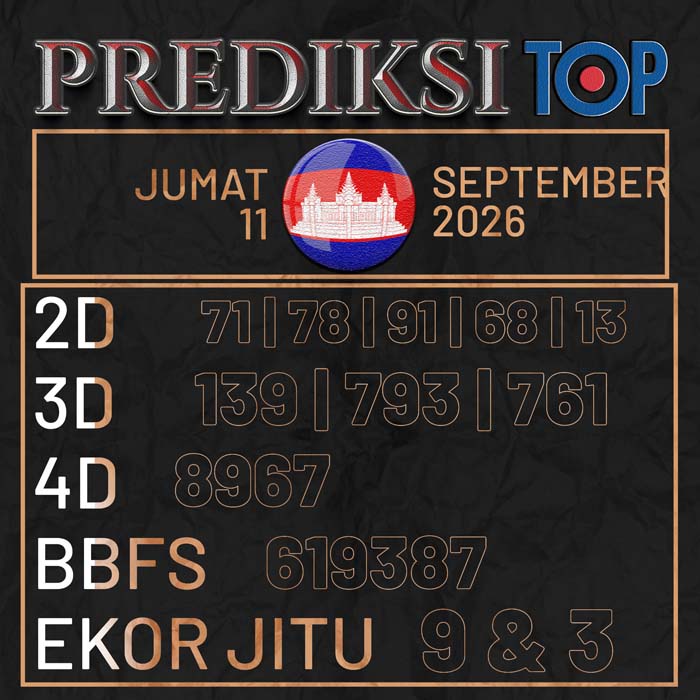 prediksi top CAMBODIA 11-Sep-2026