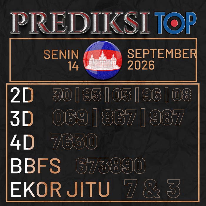prediksi top CAMBODIA 14-Sep-2026