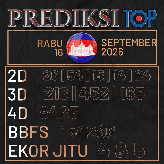 prediksi top CAMBODIA 16-Sep-2026