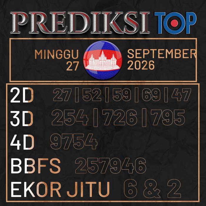 prediksi top CAMBODIA 27-Sep-2026