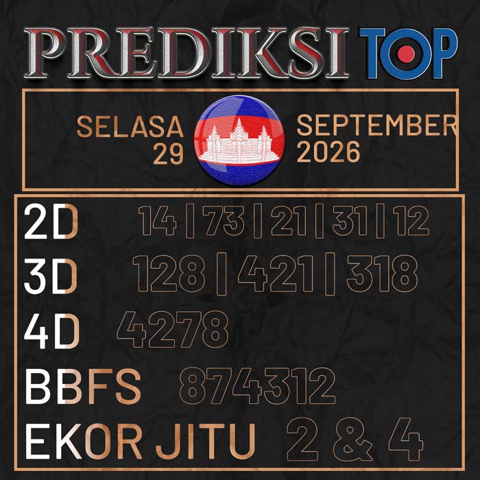 prediksi top CAMBODIA 29-Sep-2026
