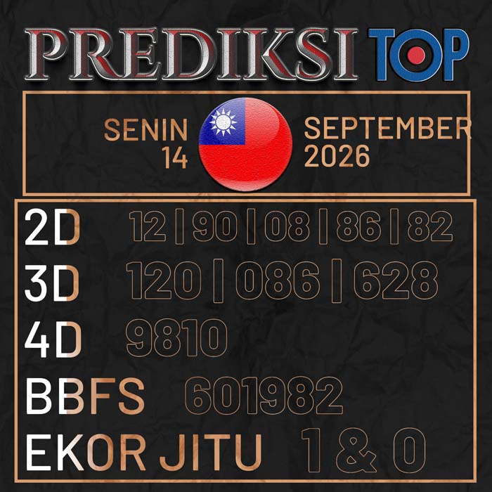 prediksi top TAIWAN 14-Sep-2026